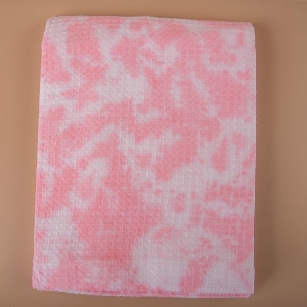 Tie and Dye Bath Towel-PEACH