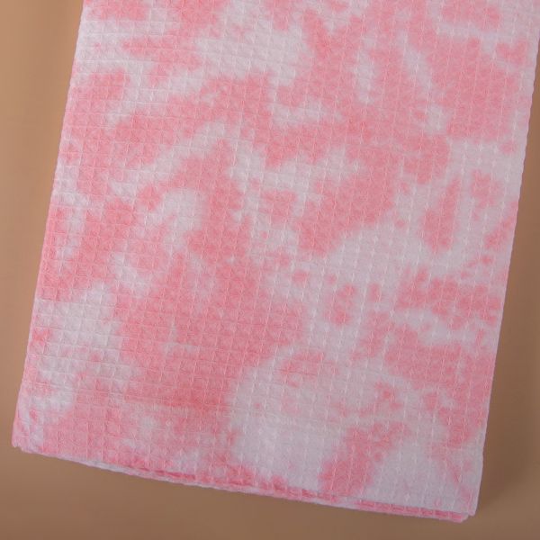 Tie and Dye Bath Towel-PEACH