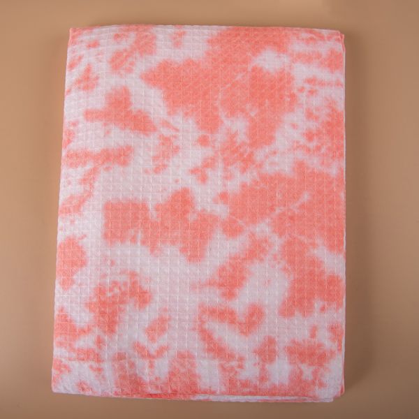 Tie and Dye Bath Towel-ORANGE