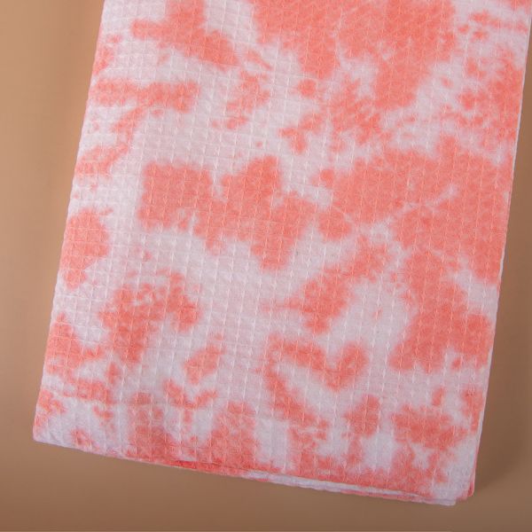 Tie and Dye Bath Towel-ORANGE