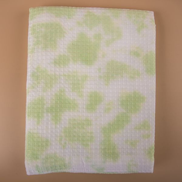 Tie and Dye Bath Towel-LIME GREEN