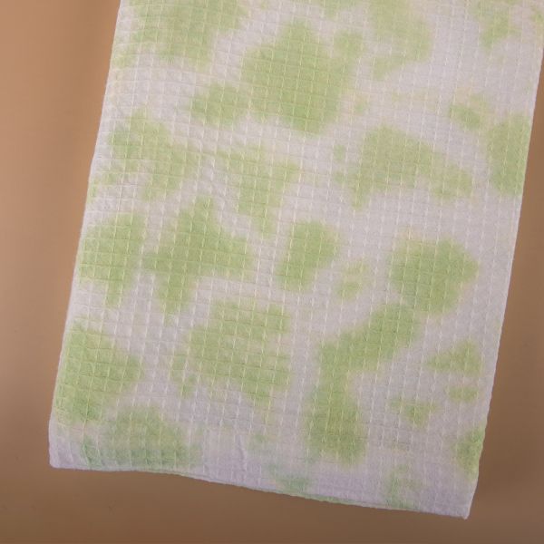 Tie and Dye Bath Towel-LIME GREEN